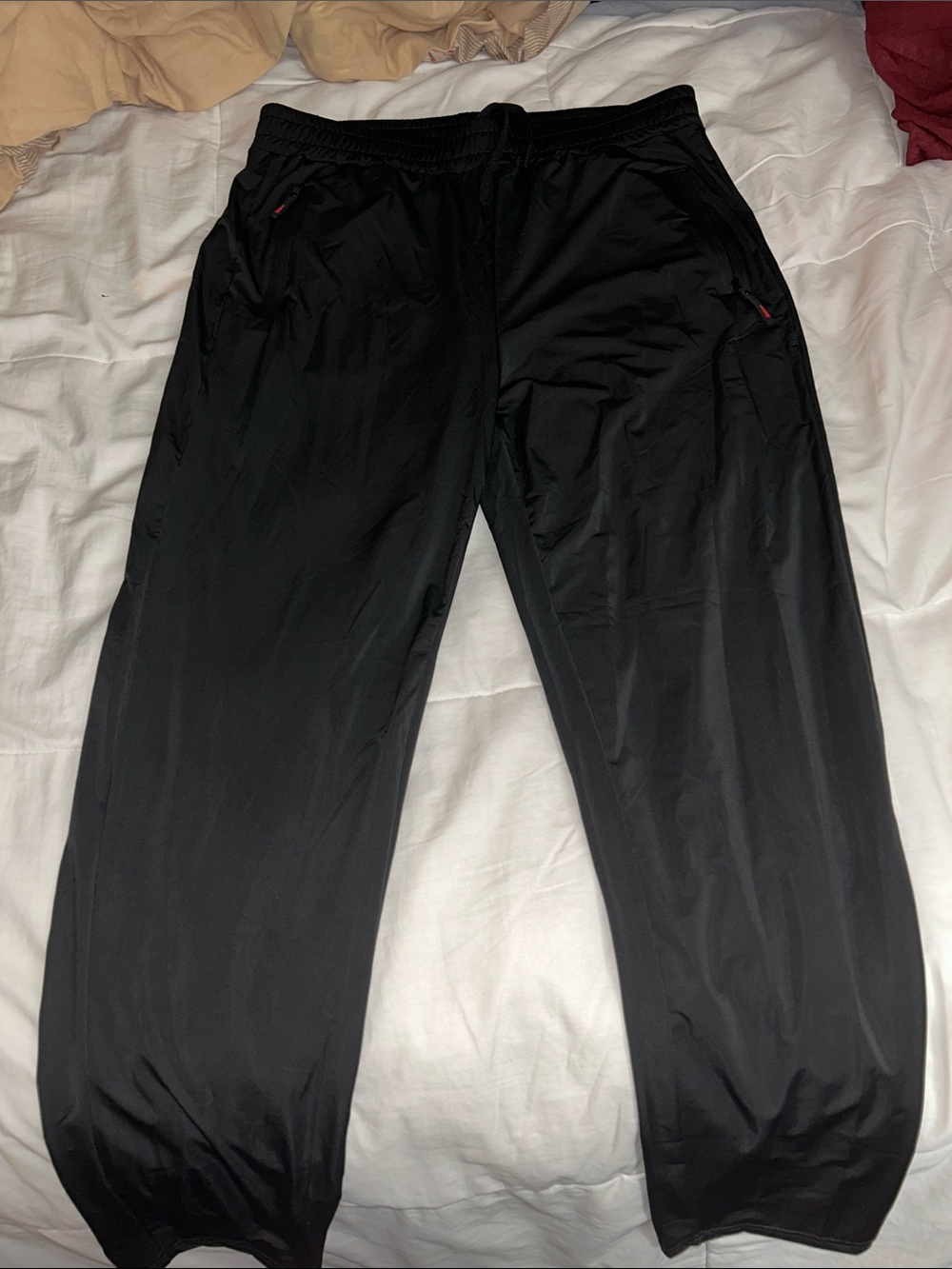 Men's Black Athletic Track Pants